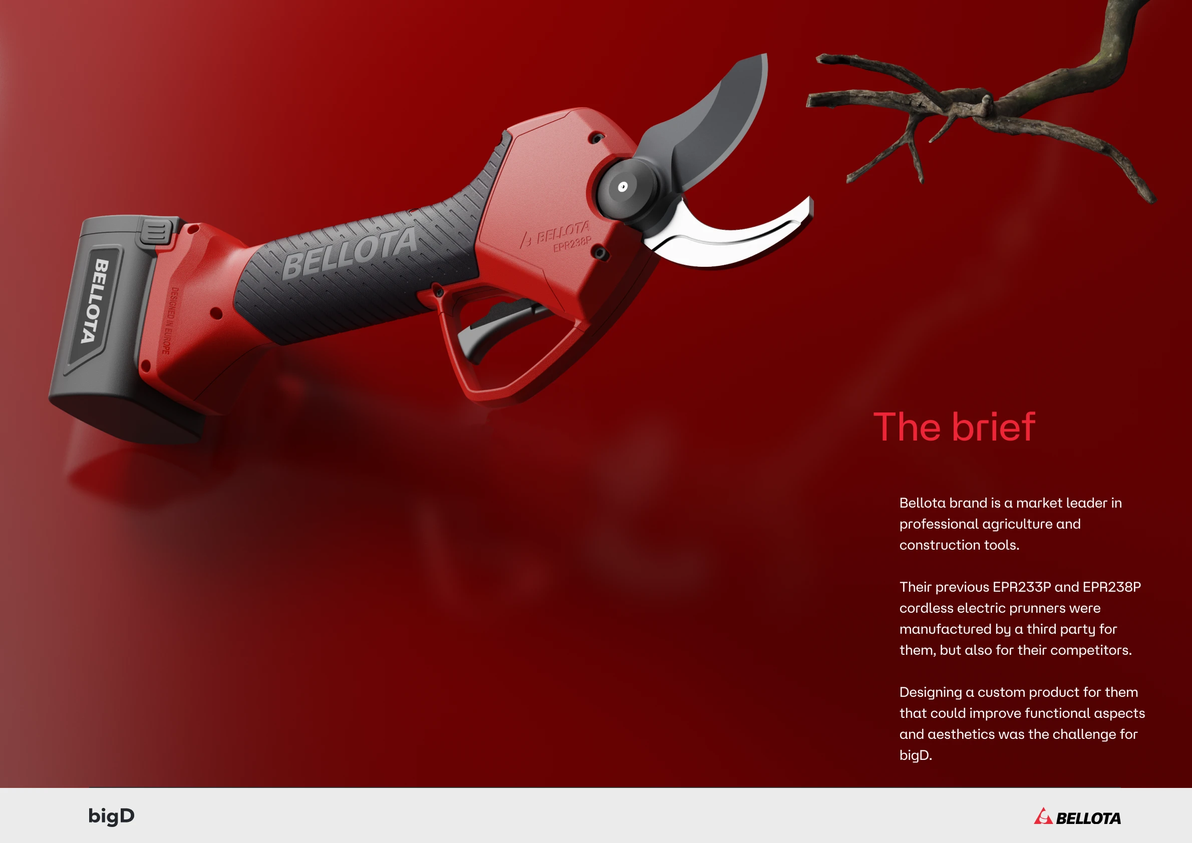the brief, Bellota brand is a market leader in professional agriculture and construction tools
